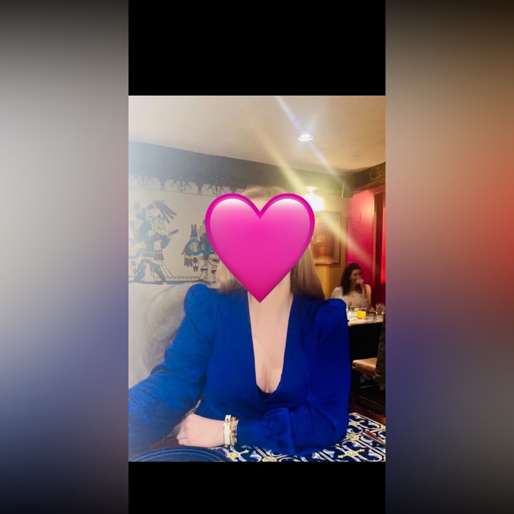Express Royal Blue Dress